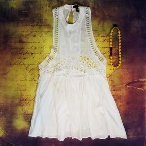 Aqua Womens Cutout Sleeveless Racerback Dress